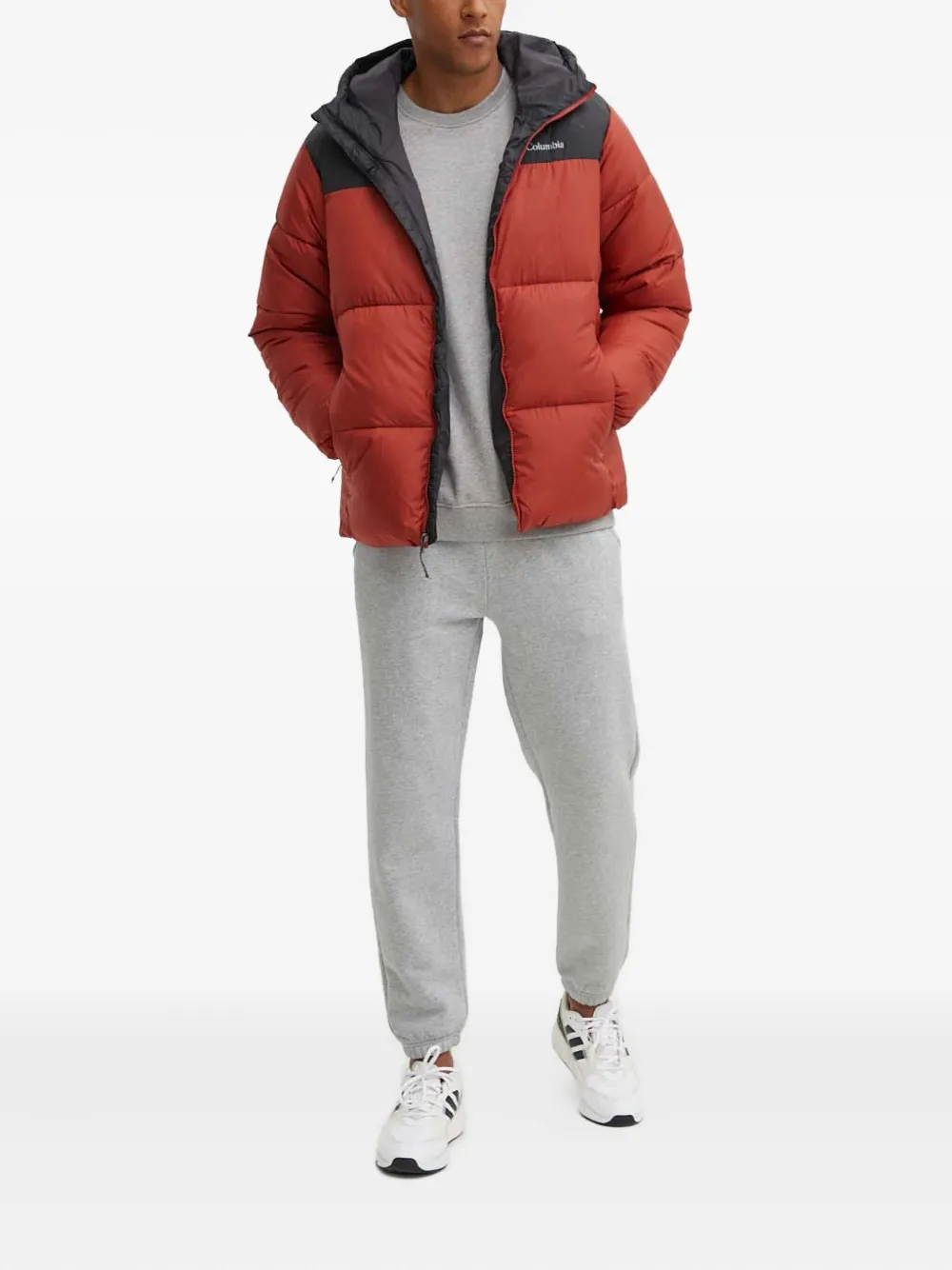 Fjällräven Sweater met logopatch - Grijs