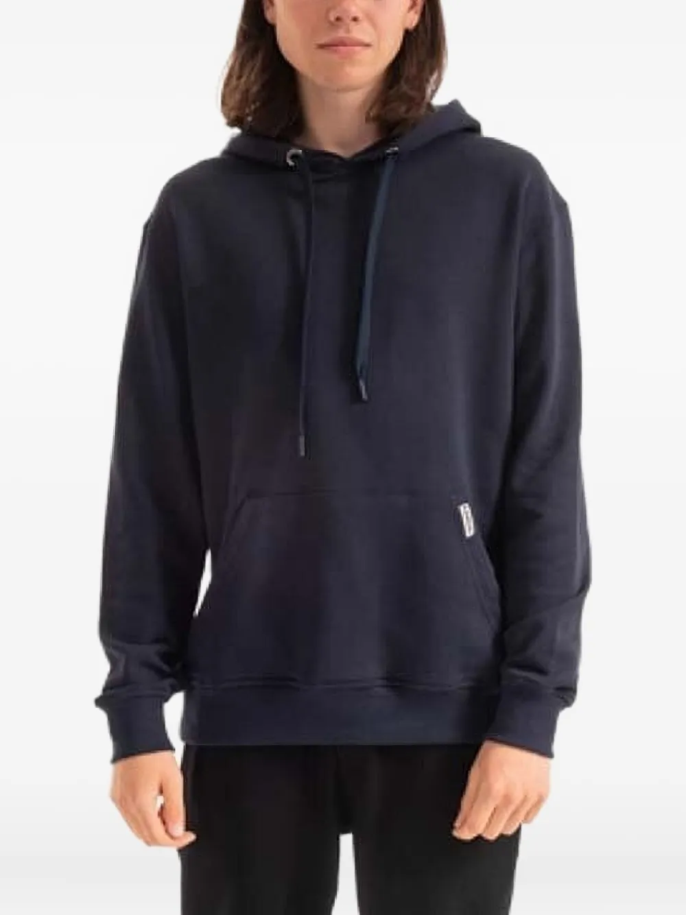 Kangol Hoodie met buidelzak Blauw
