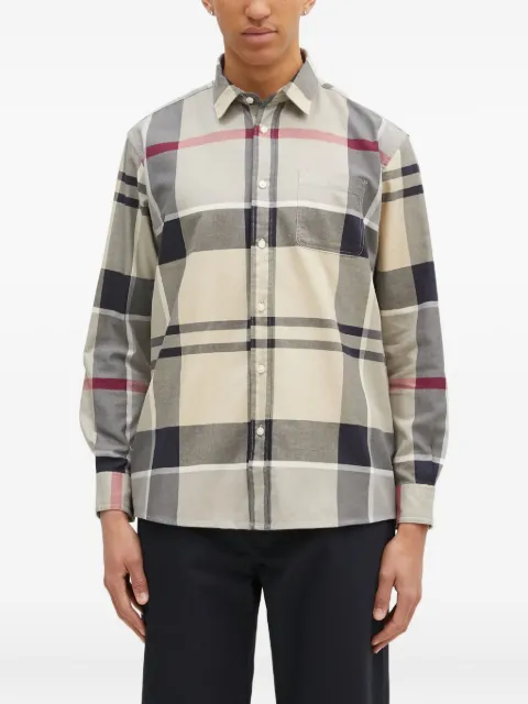 Barbour checked cotton shirt