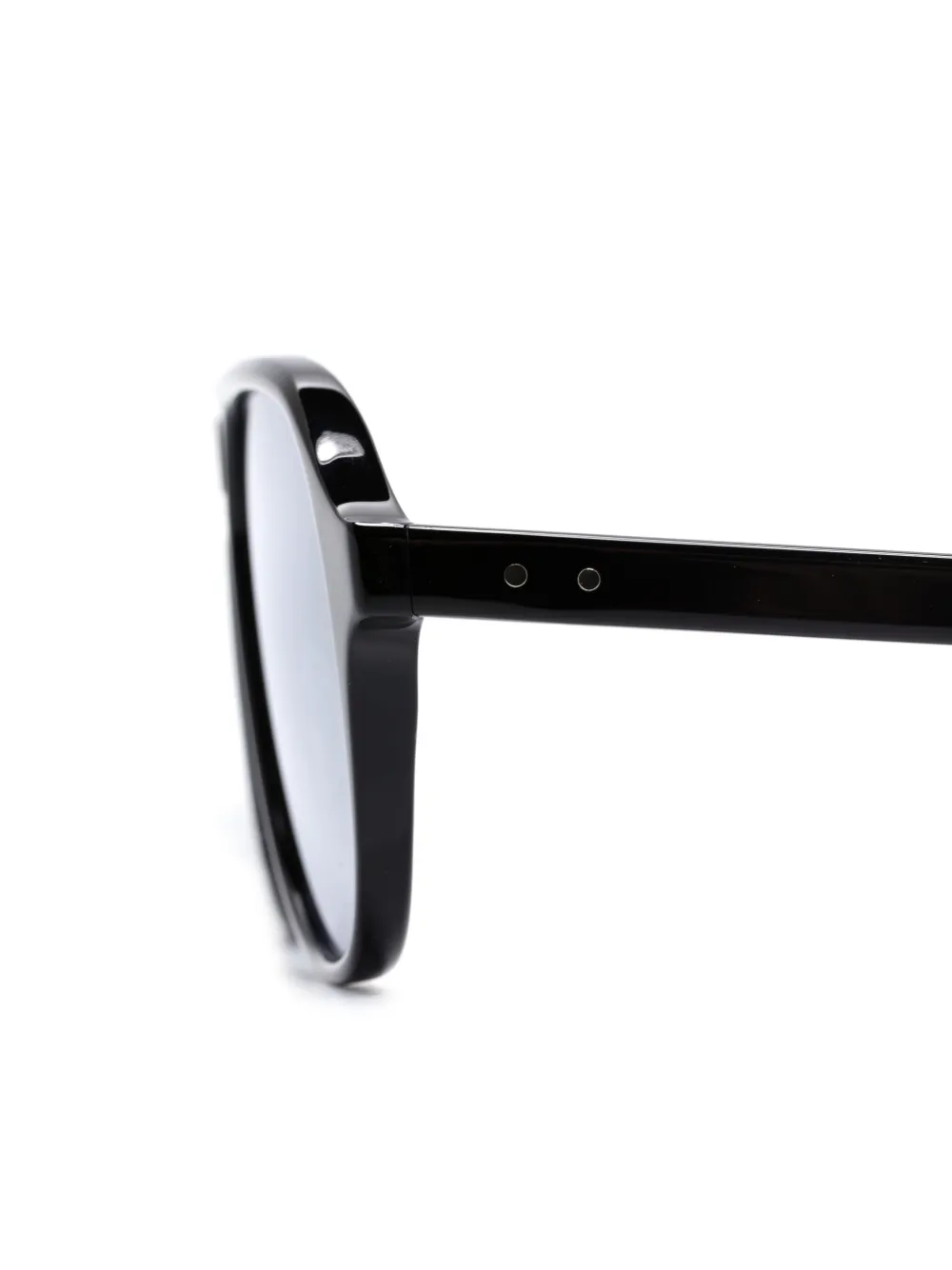 Thom Browne Eyewear Zonnebril met piloten montuur Zwart