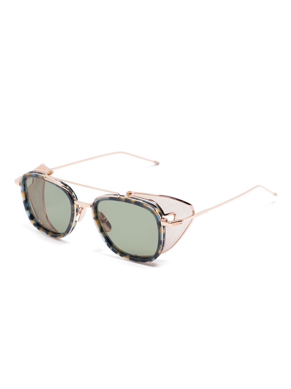 Thom Browne Eyewear tortoiseshell-effect sunglasses - Roze