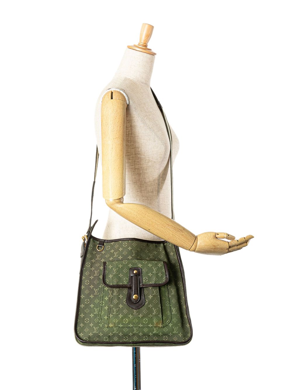 Louis Vuitton Pre-Owned 2004 Monogram Mini Lin Sac Mary Kate crossbodytas - Groen