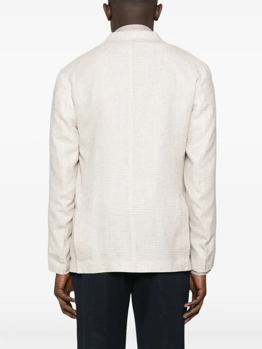 ELEVENTY CHECKED BLAZER