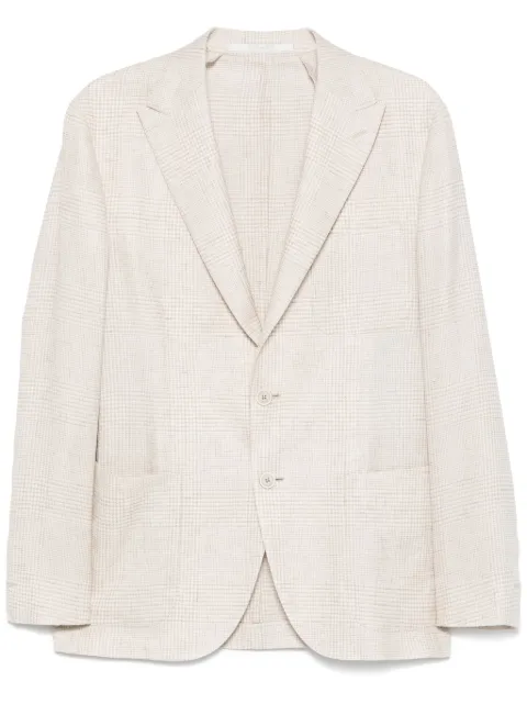 Eleventy checked blazer