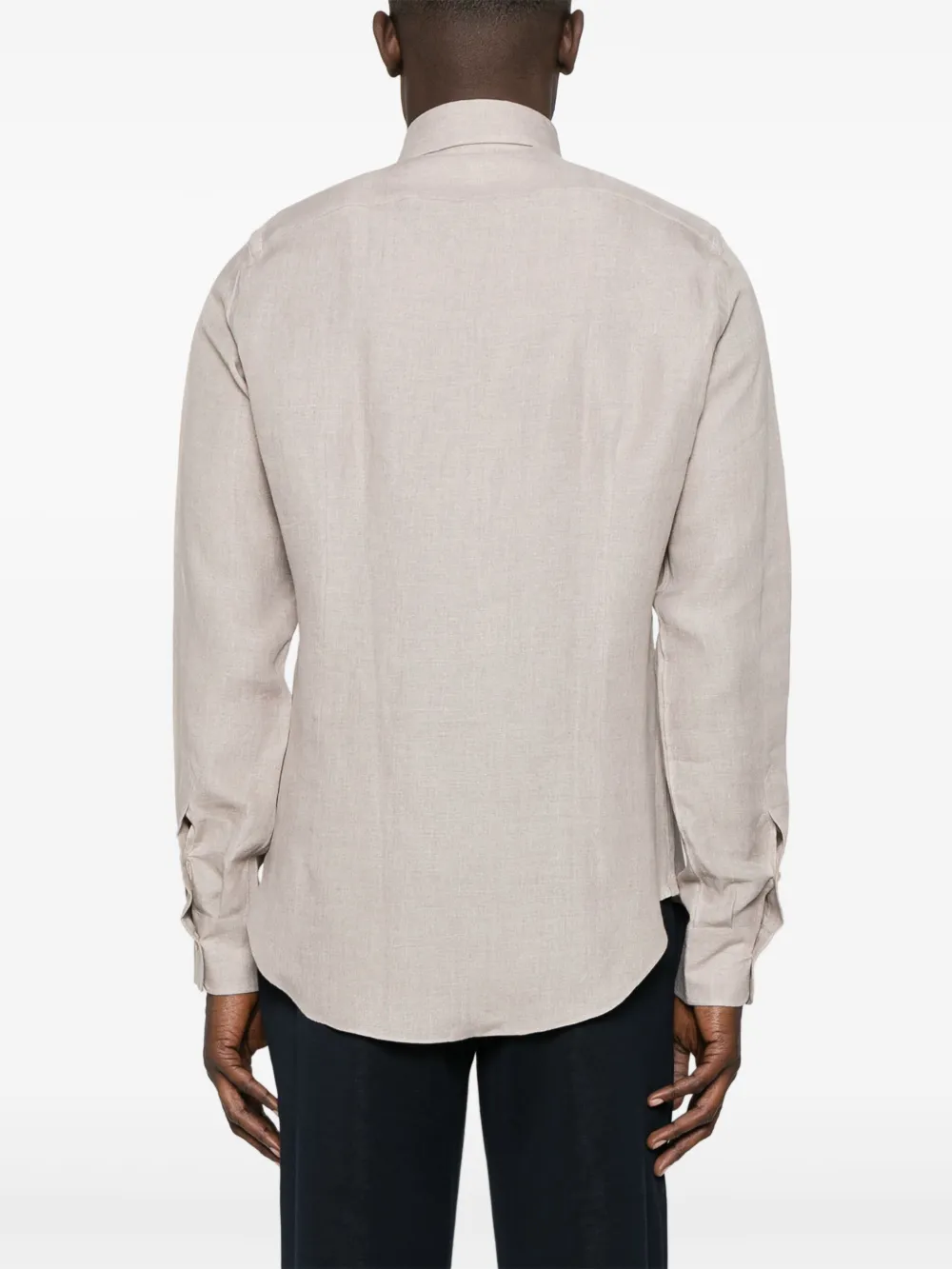 Eleventy Linnen overhemd Beige