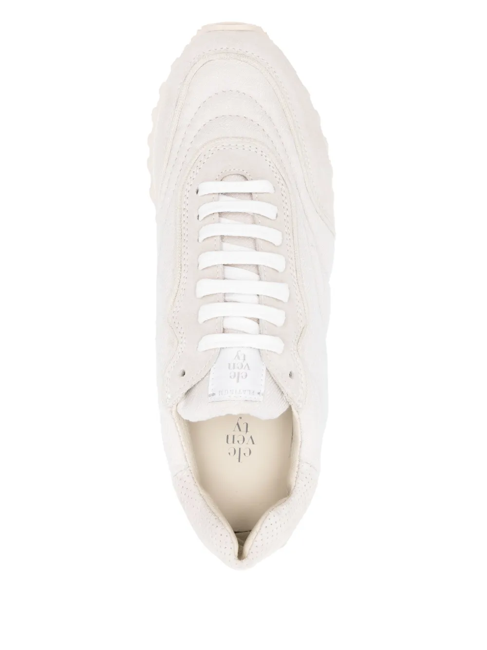 Eleventy panelled sneakers Neutrals