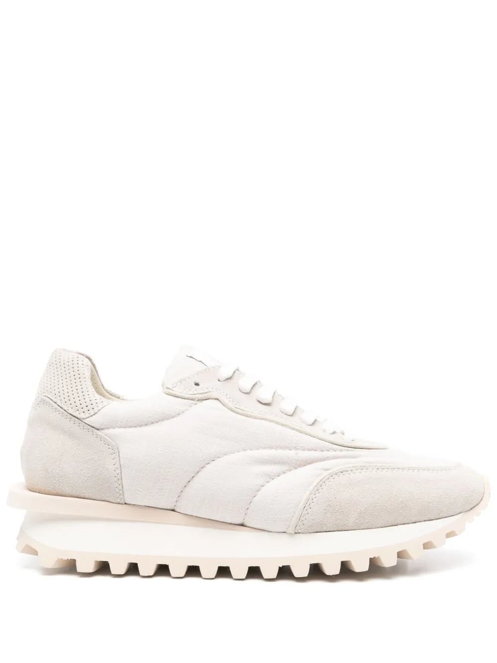 Eleventy Sneakers met vlakken Beige