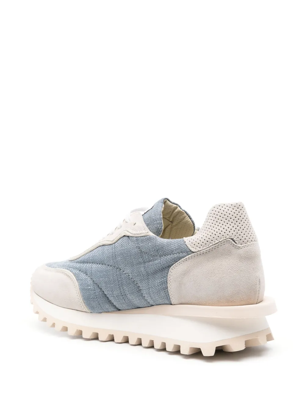 Eleventy Sneakers met vlakken Blauw