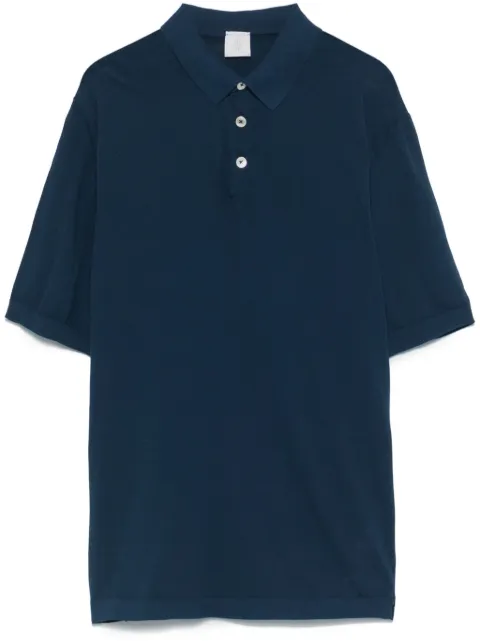 Eleventy fine-knit polo shirt