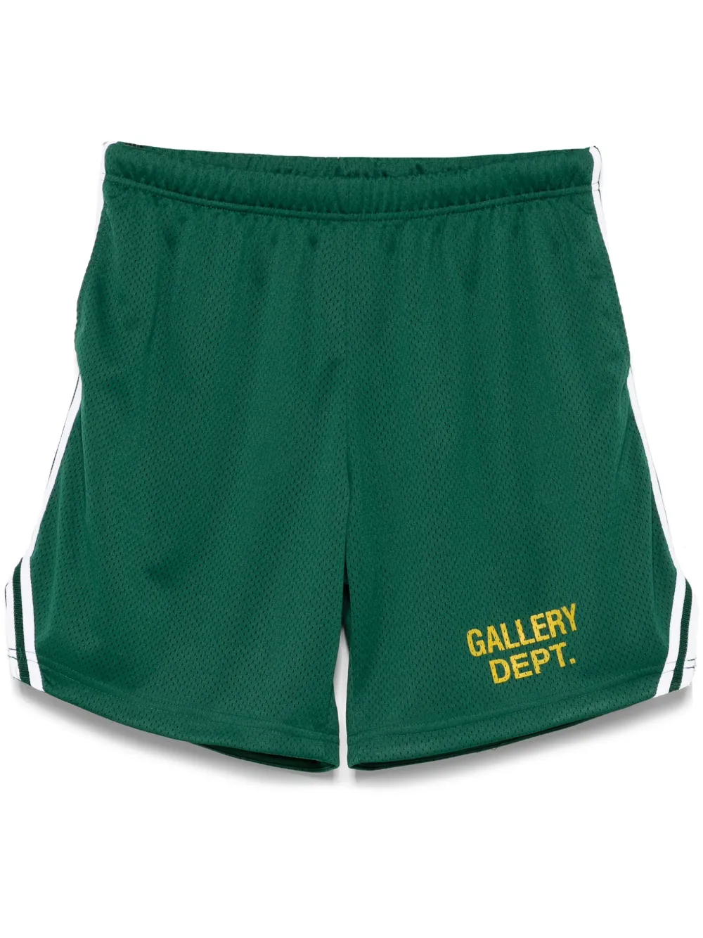 logo-print track shorts