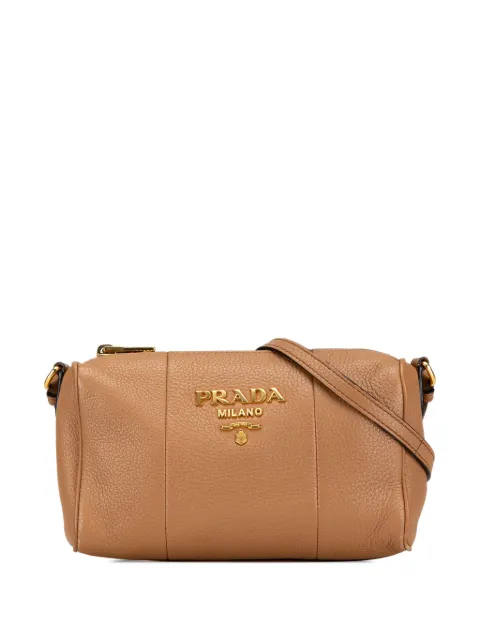 Prada Pre-Owned bolsa crossbody Mini Vitello Phenix Barrel Camera Bag 2013-2024