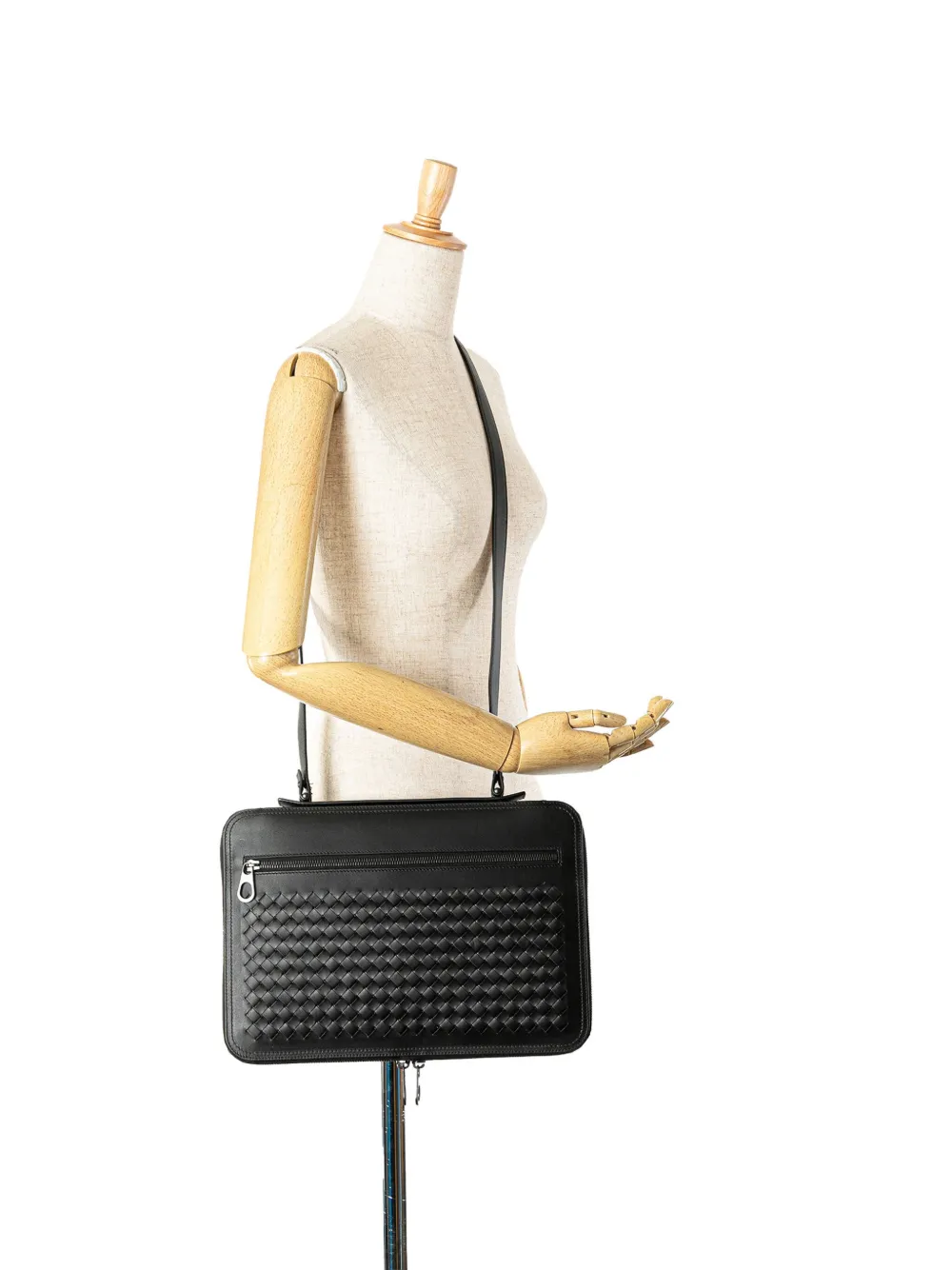 Bottega Veneta Pre-Owned 2000-2023 Nappa Intrecciato Briefcase aktetas - Zwart