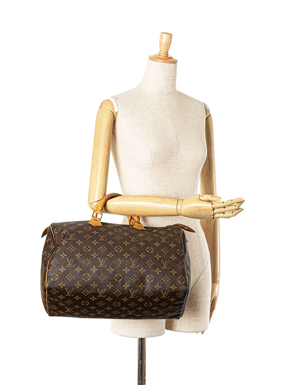 Louis Vuitton Pre-Owned 1999 Speedy 35 Boston tas met monogram - Bruin