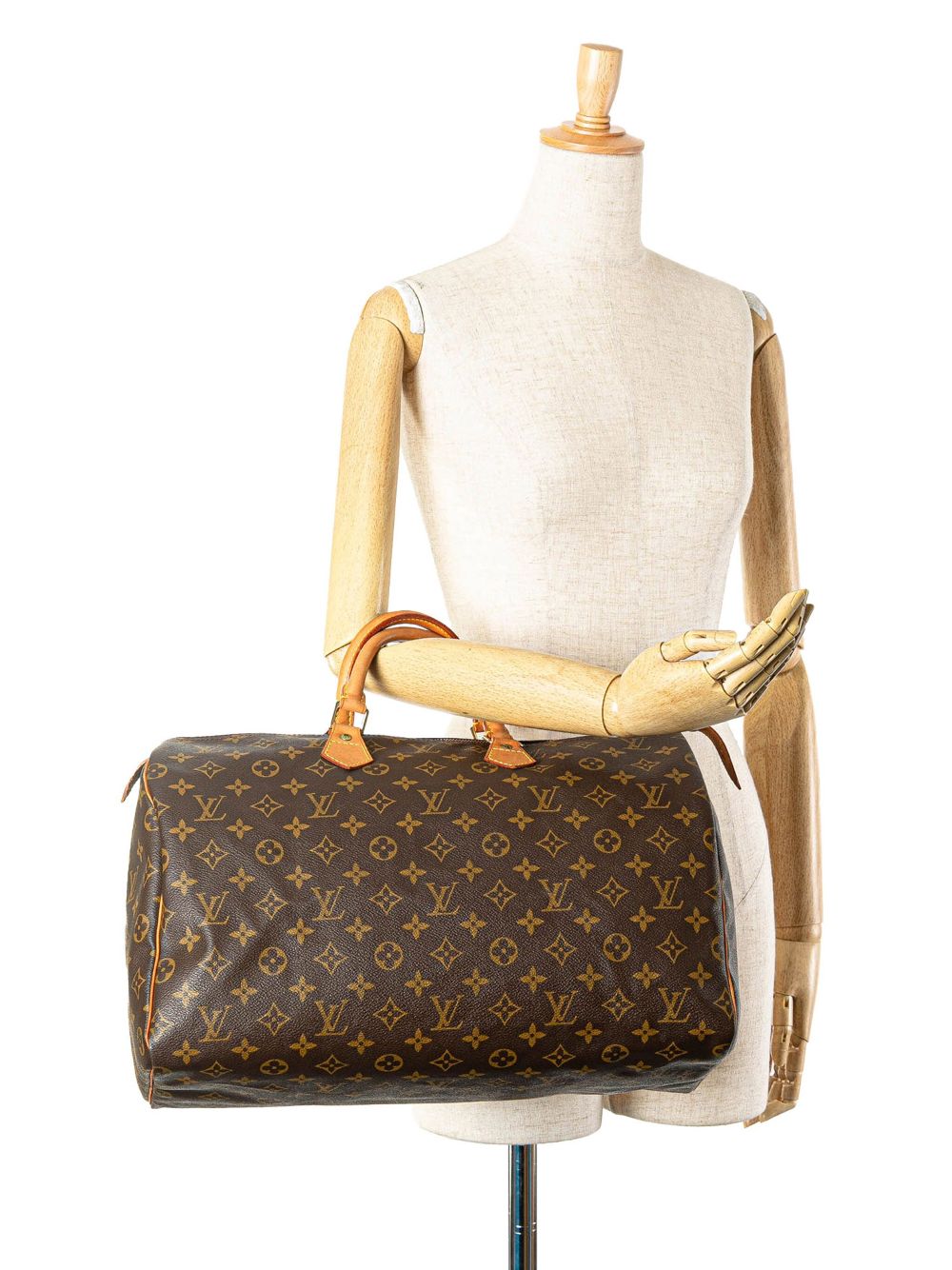 Louis Vuitton Pre-Owned 1998 Monogram Speedy 40 Boston tas - Bruin