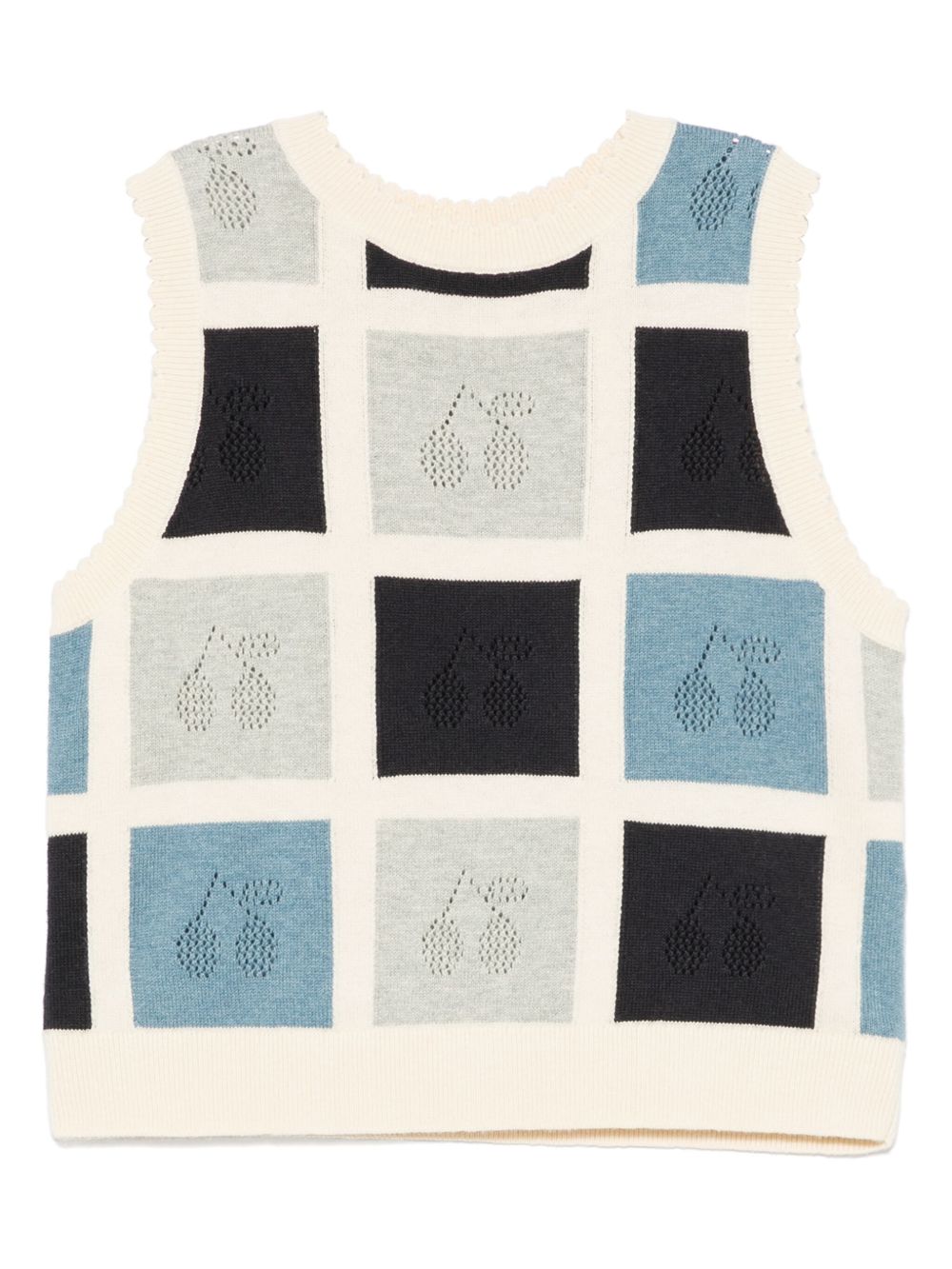 Bonpoint Elda vest - Blue