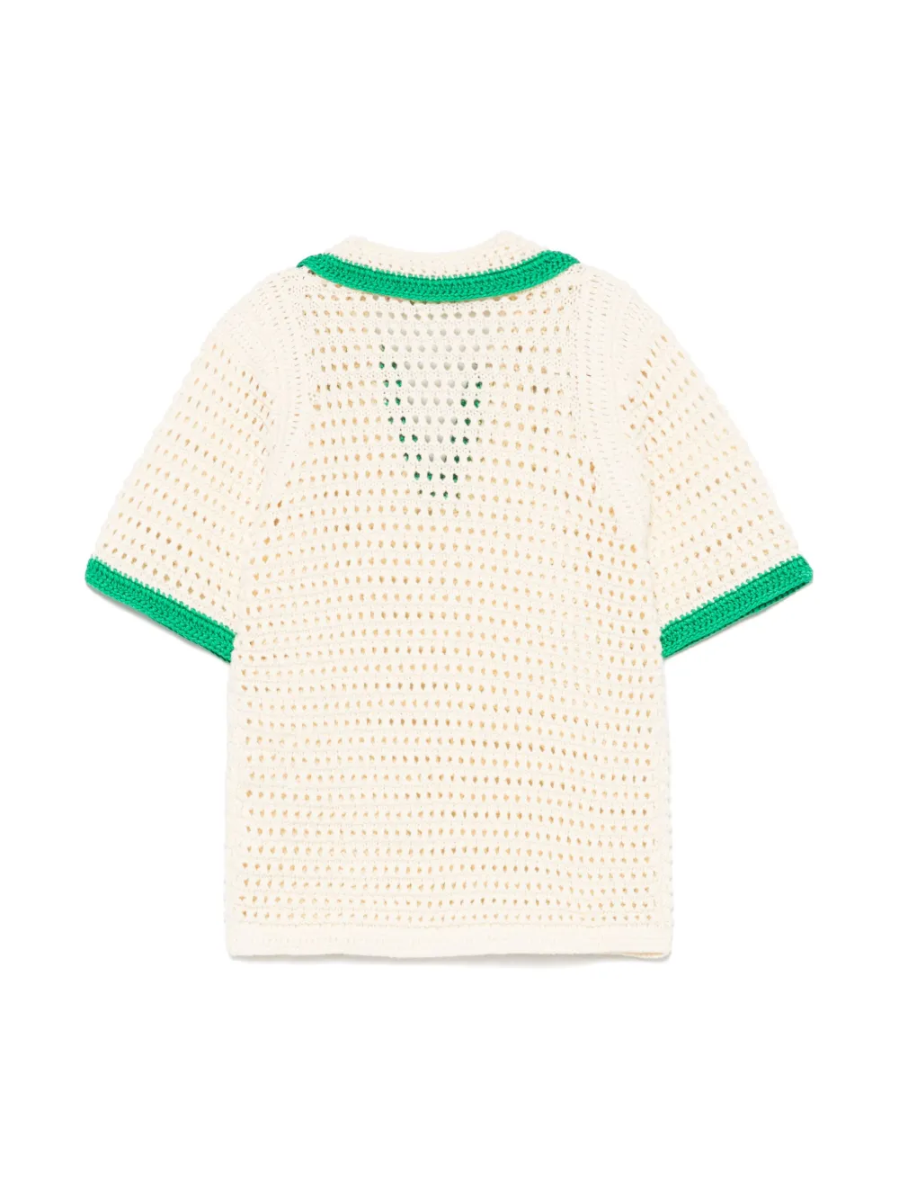 Bonpoint Elanita gehaakt T-shirt - Beige