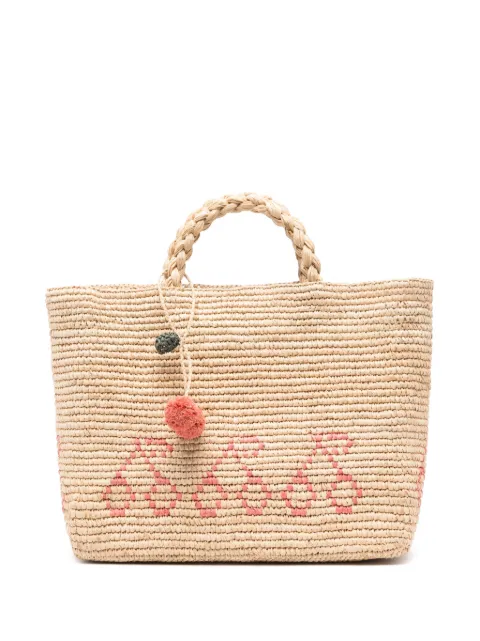 Bonpoint tote con logo bordado