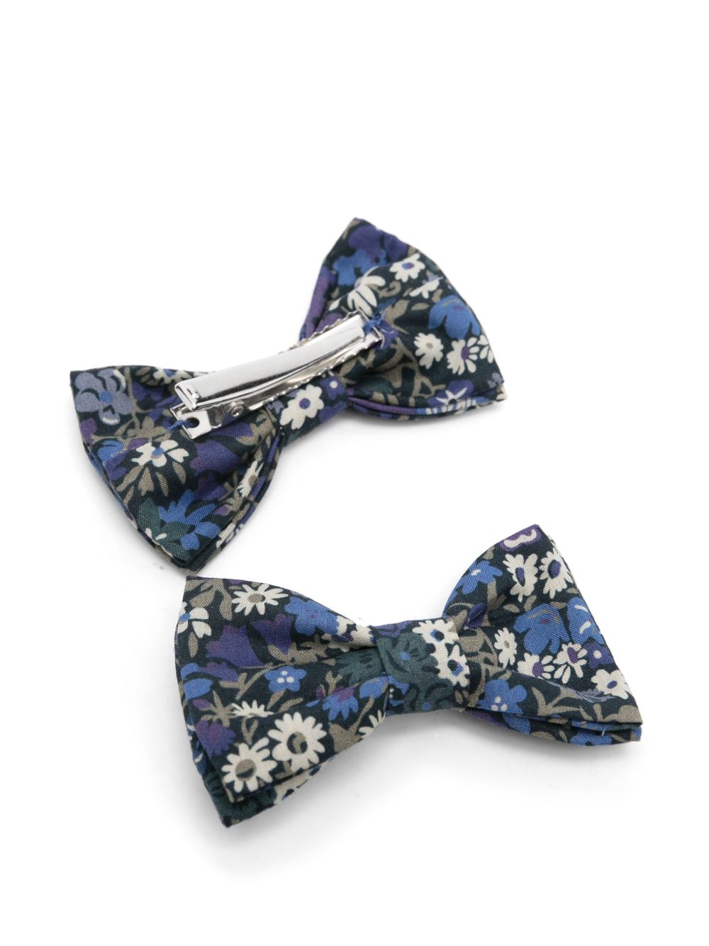 BONPOINT FLORAL-PRINT HAIR CLIPS