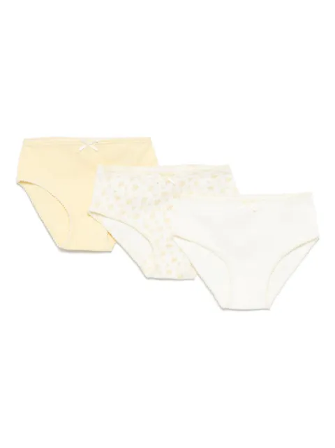 Bonpoint bow-detailing briefs (pack of three)