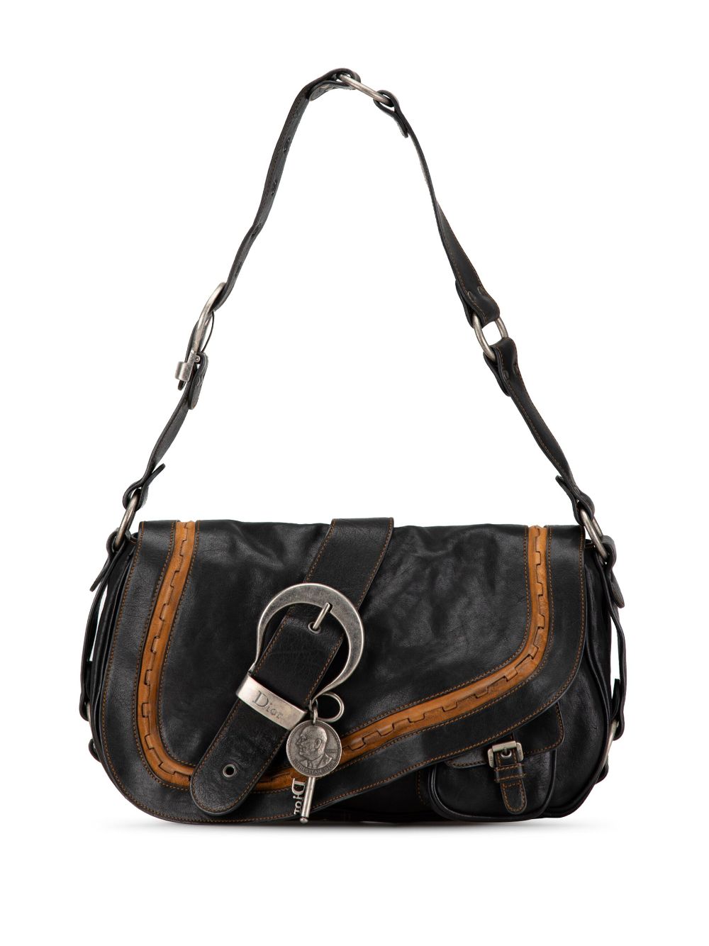 2006 Calfskin Gaucho Double Saddle shoulder bag