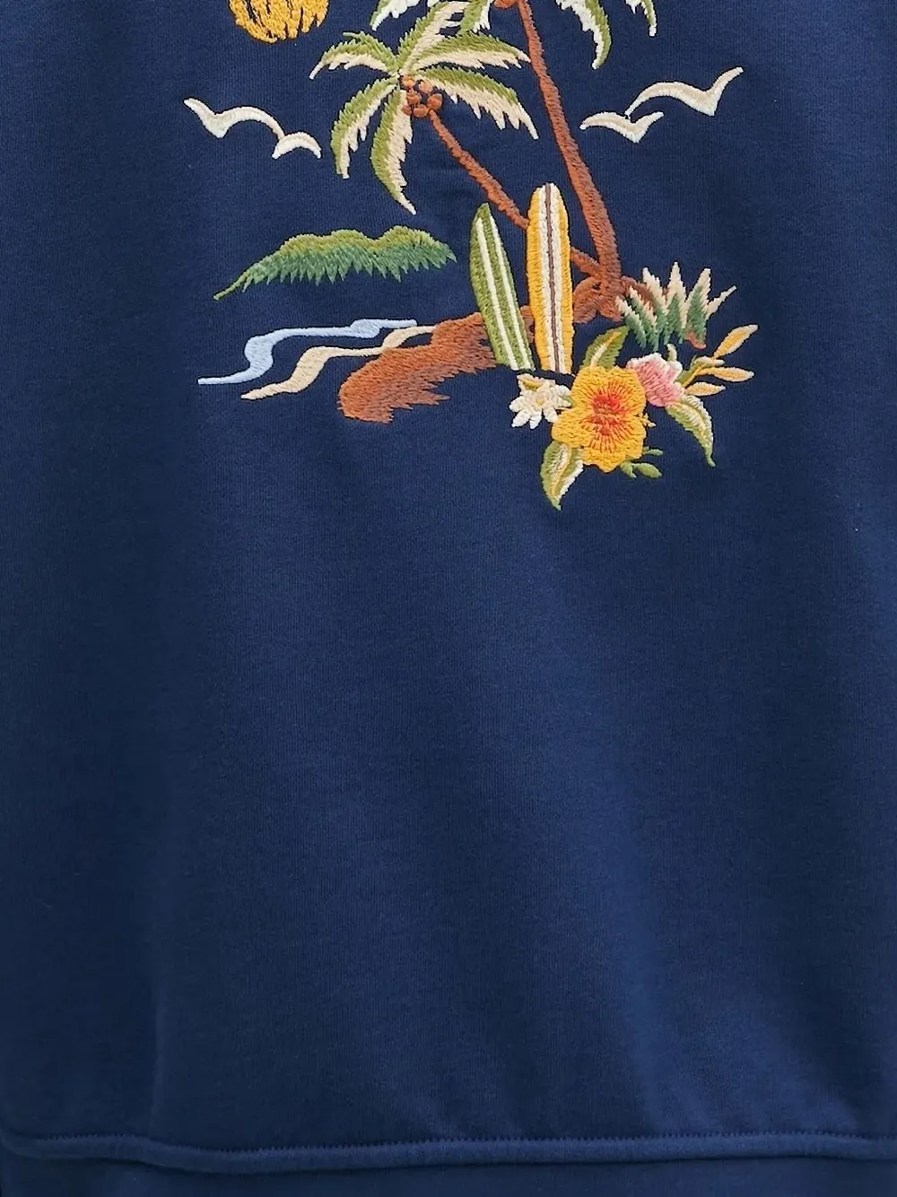 Polo Ralph Lauren Trui met rits en borduurwerk Blauw