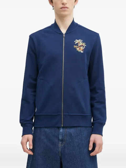 Polo Ralph Lauren 刺绣拉链毛衣
