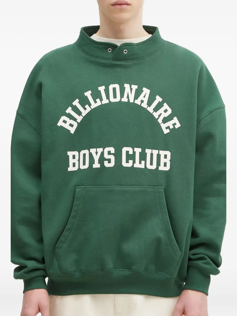 Billionaire Boys Club Sweater met gewelfd logo en buidelzak Groen