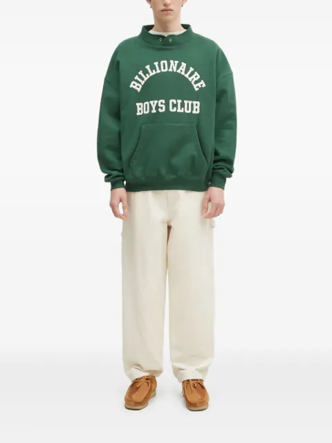 Billionaire Boys Club arched-logo kangaroo-pocket sweatshirt