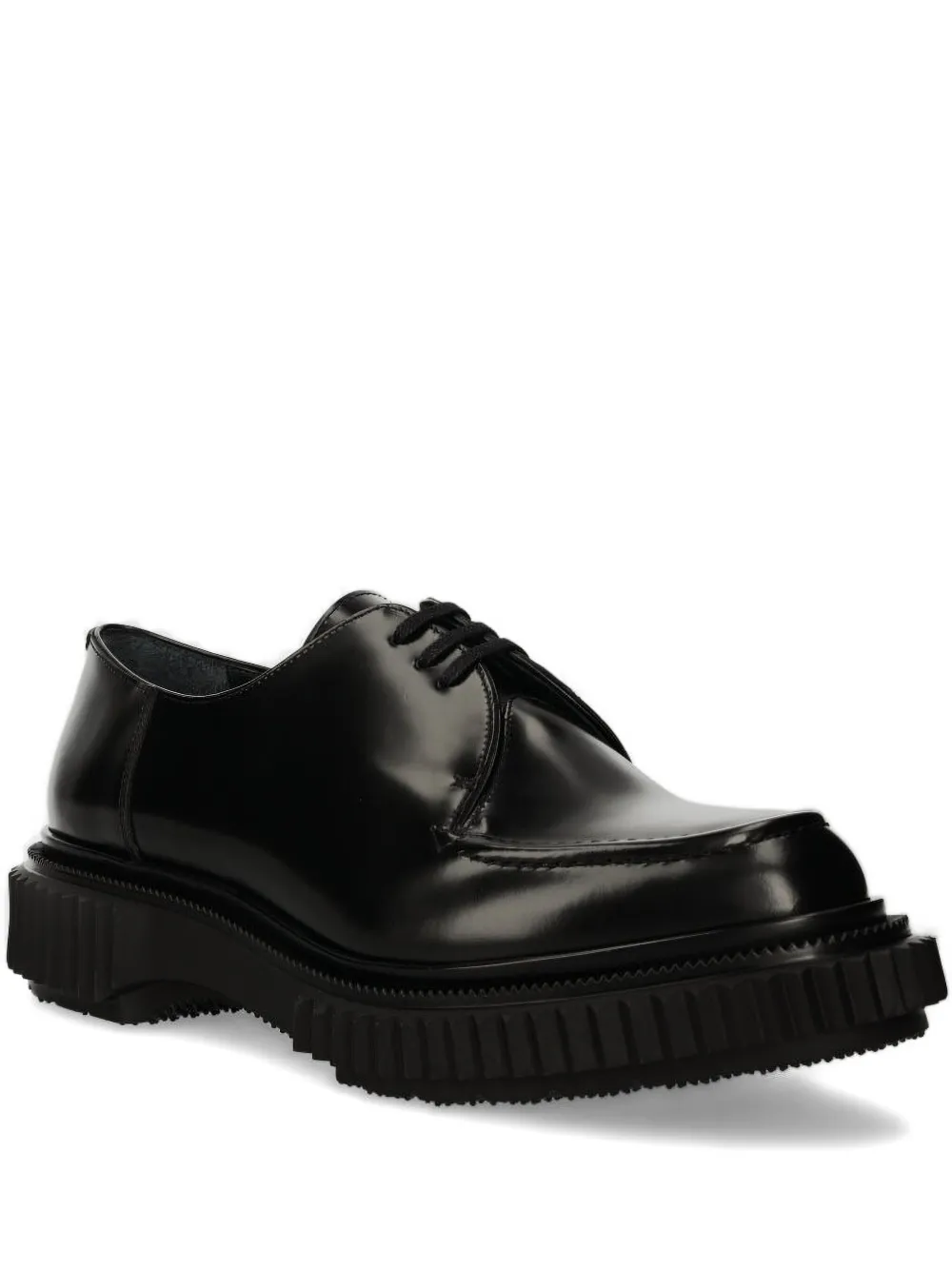 Adieu Paris Type 181 leather lace-up derby shoes Black