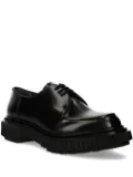 Adieu Paris Type 181 leather lace-up derby shoes - Black