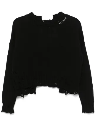 Marni コットン プルオーバー | ブラック | FARFETCH JP