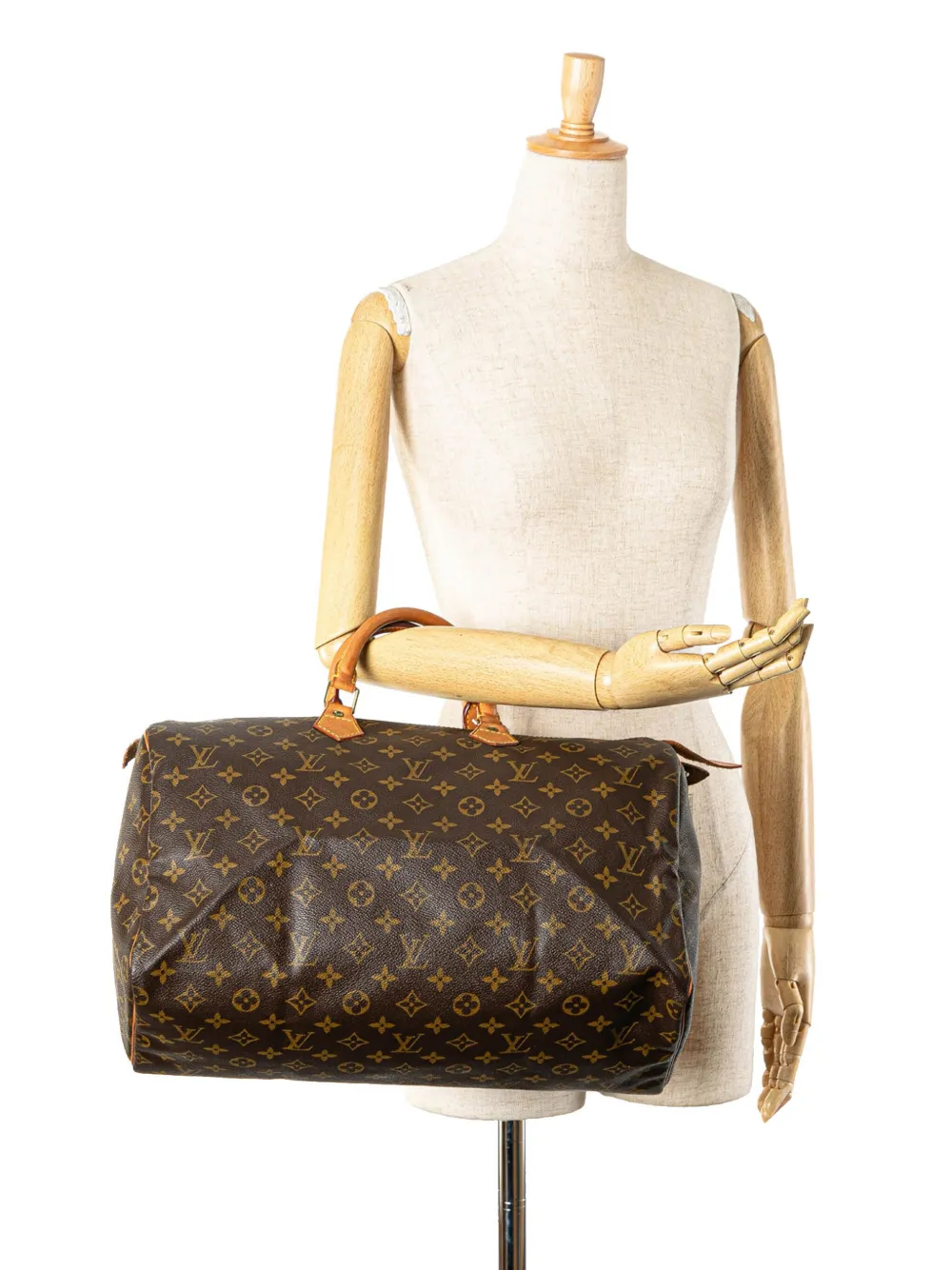 Louis Vuitton Pre-Owned 1998 Monogram Speedy 40 Boston tas - Bruin