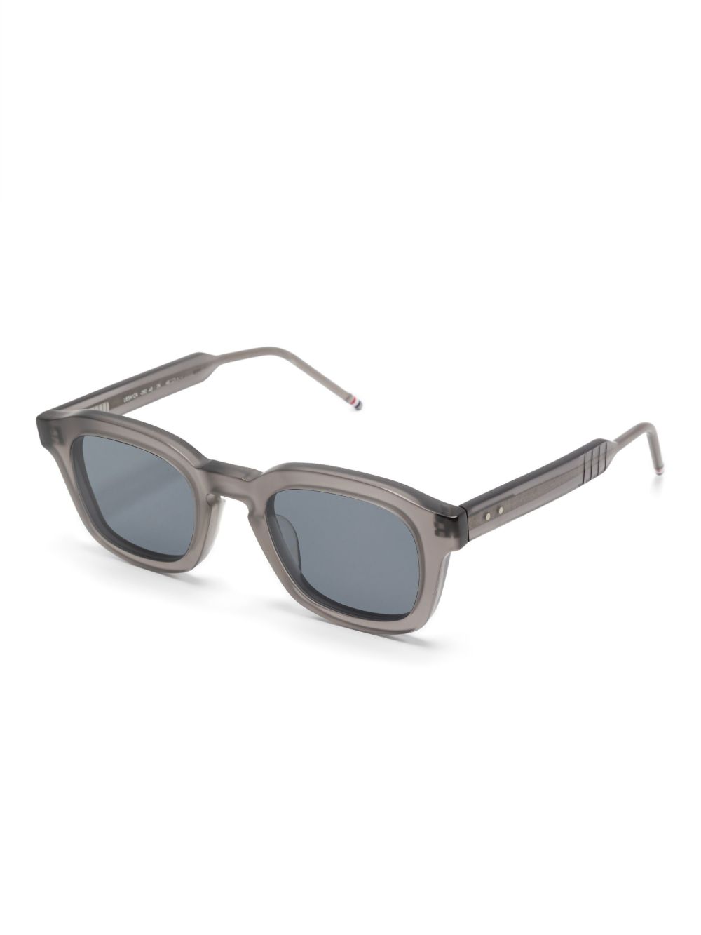 Thom Browne Eyewear Zonnebril met vierkant montuur - Grijs