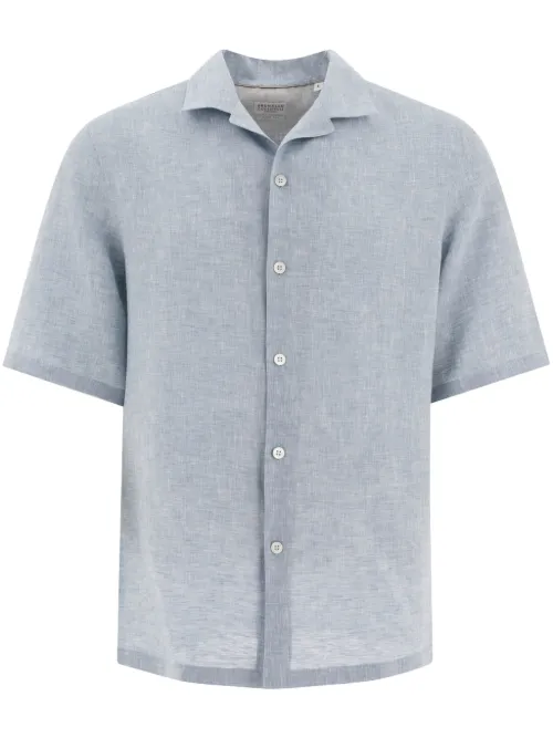 Chemise en lin - Brunello Cucinelli - Modalova