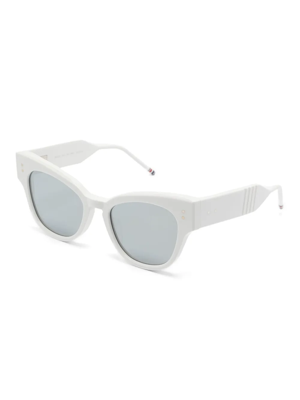 Thom Browne Eyewear Zonnebril met cat-eye montuur - Wit