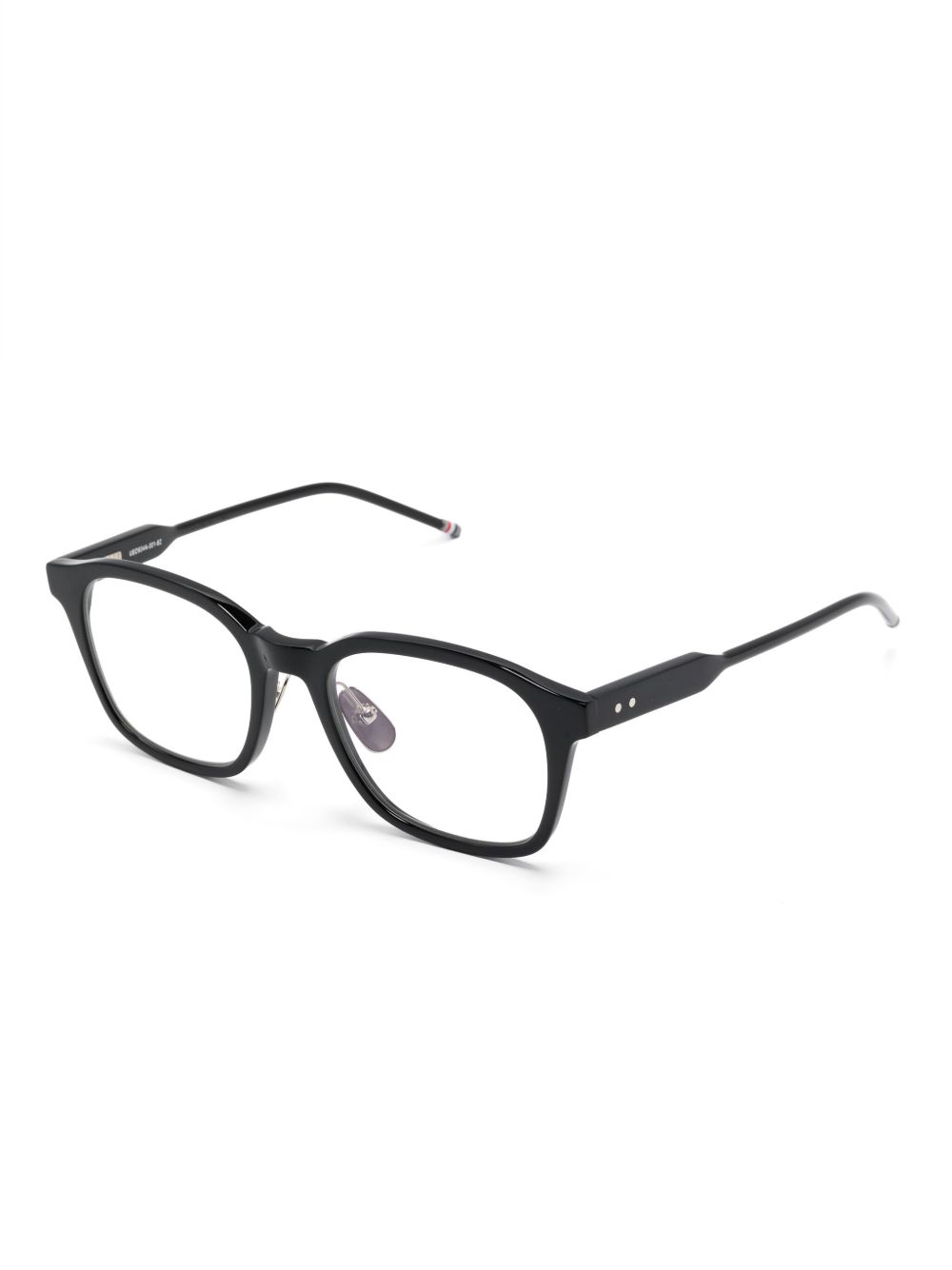 Thom Browne Eyewear Bril met vierkant montuur - Zwart