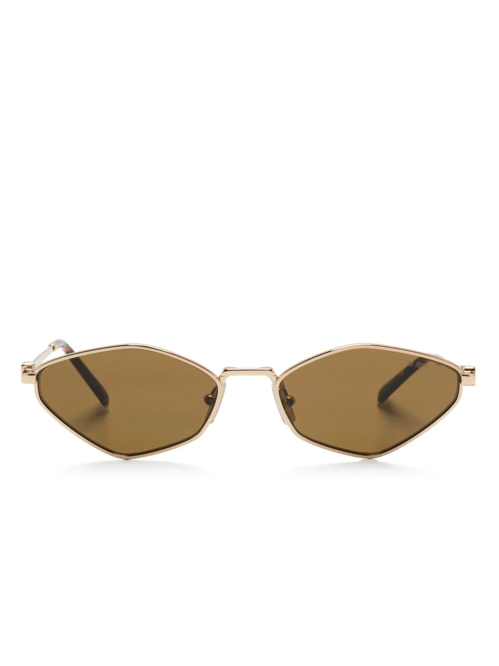 geometric-frame sunglasses