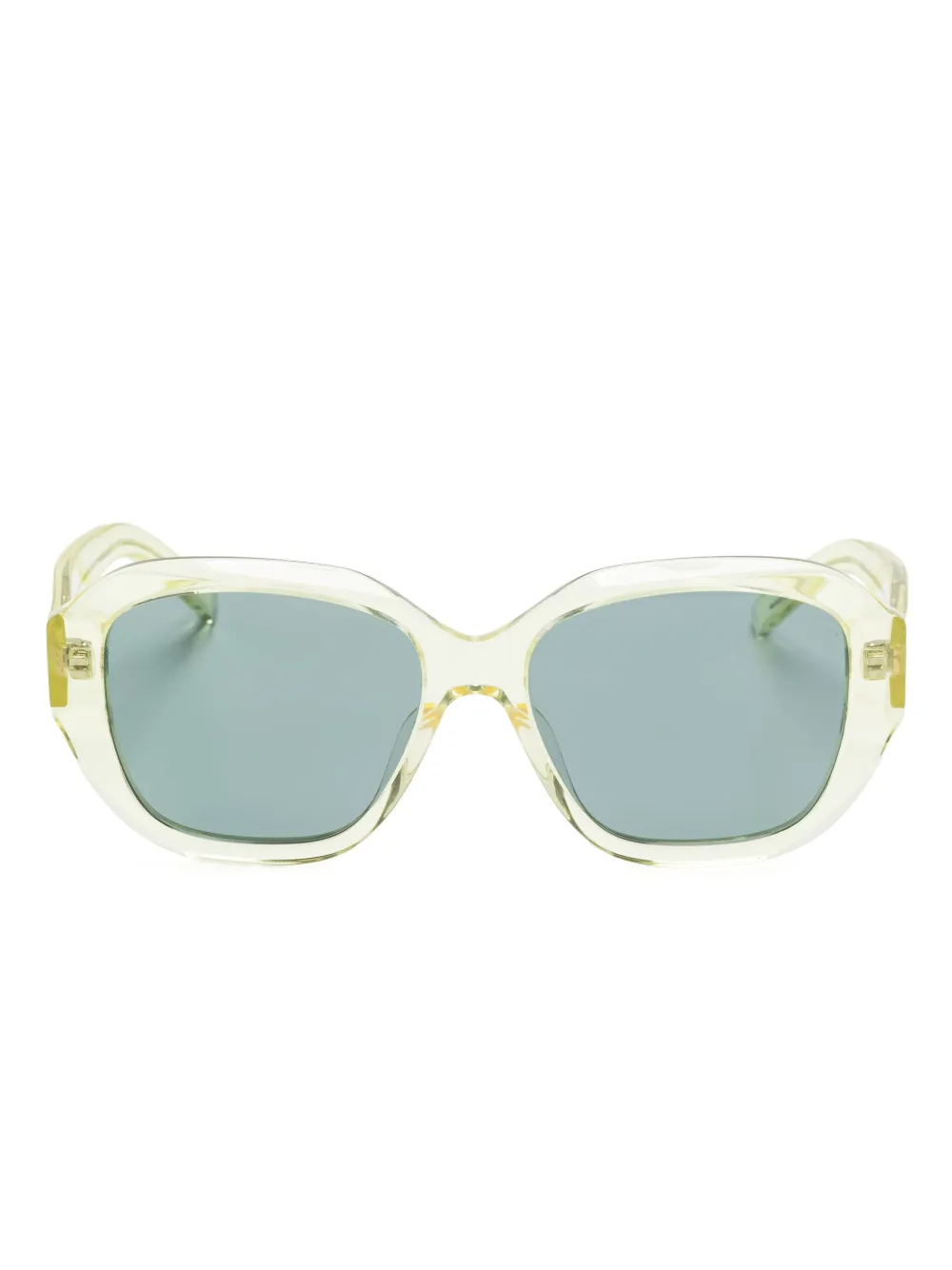 Givenchy Eyewear Zonnebril met oversized montuur Groen