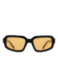 akila geometric-frame sunglasses - Black
