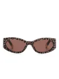 Jacquemus Ovalo sunglasses - Brown