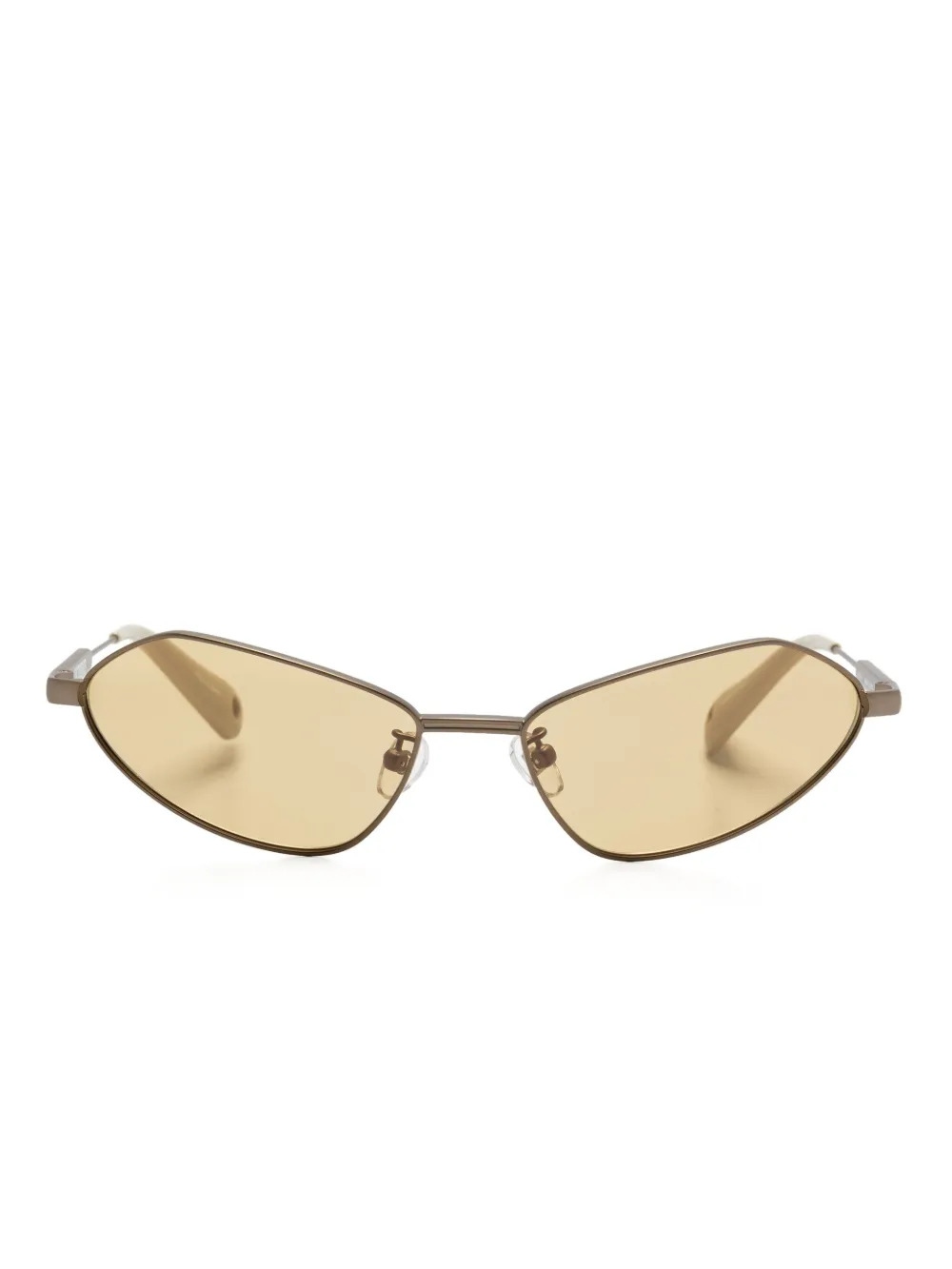 Jacquemus Bambino zonnebril Goud