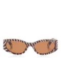 Jacquemus Ovalo sunglasses - Brown