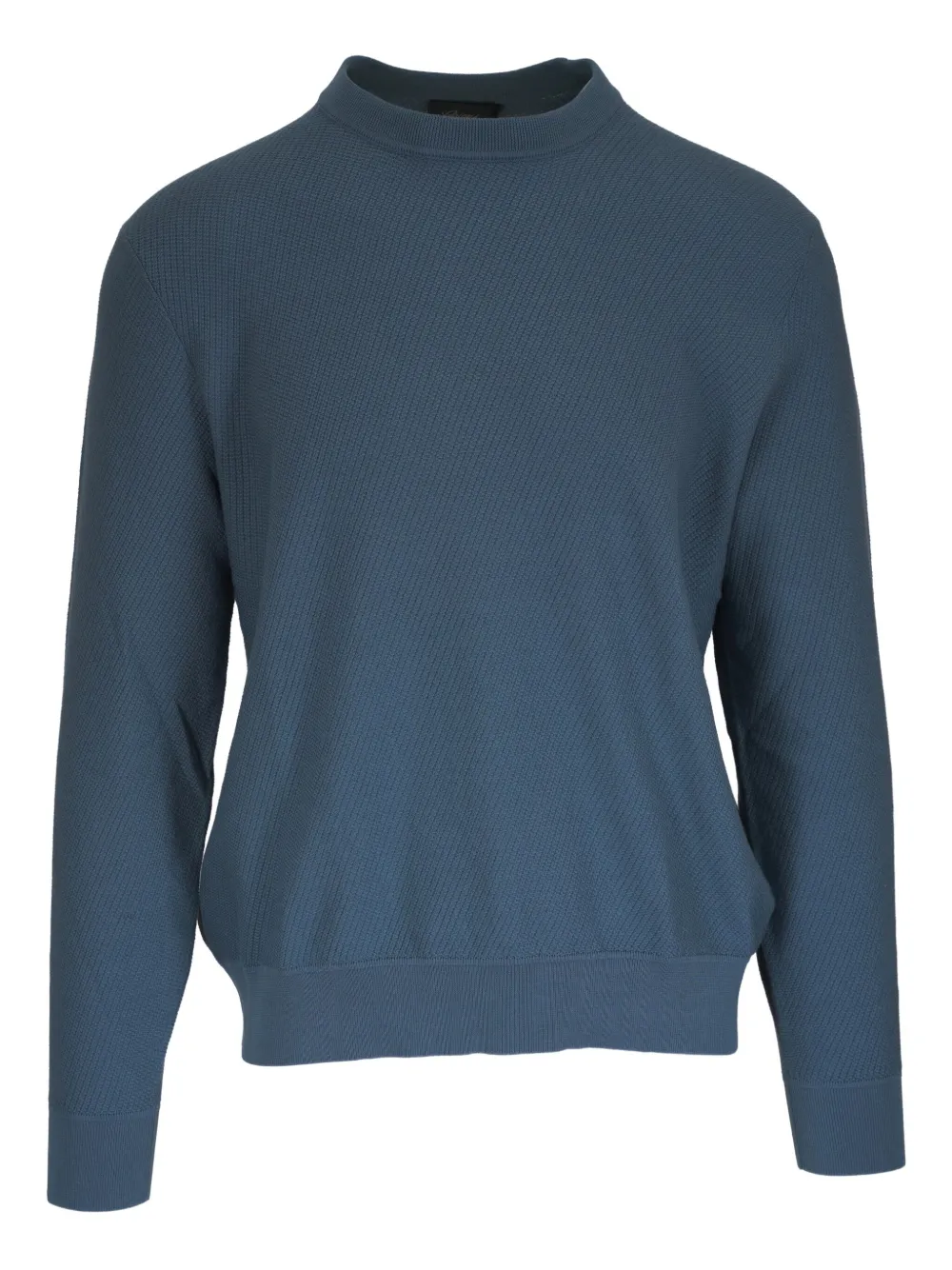 Brioni knitted textured sweater | Blue | Image 1
