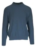 Brioni knitted textured sweater - Blue