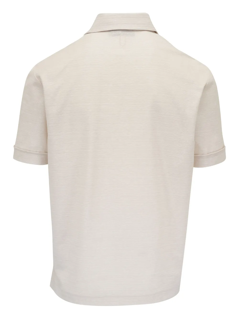 Canali Poloshirt met korte mouwen - Beige