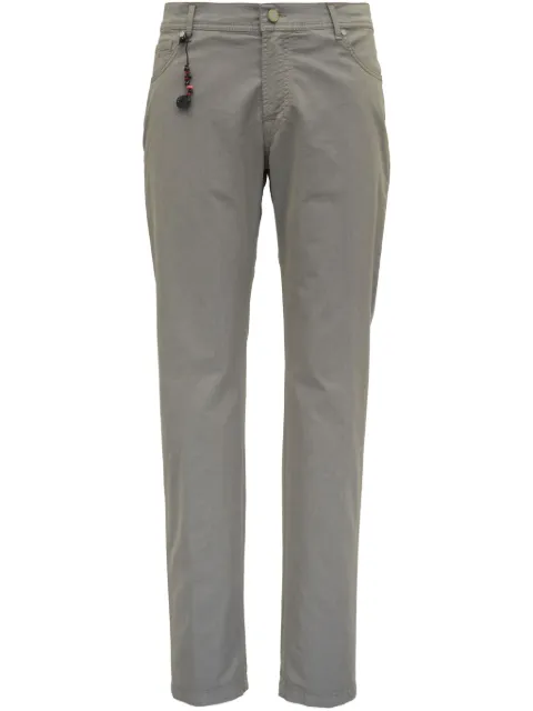 Marco Pescarolo charm-detail straight trousers