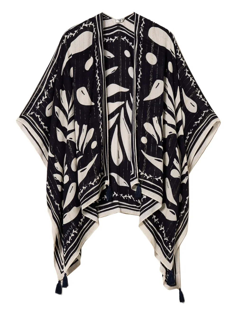 TWINSET Kaftan com estampa | Branco | Image 1