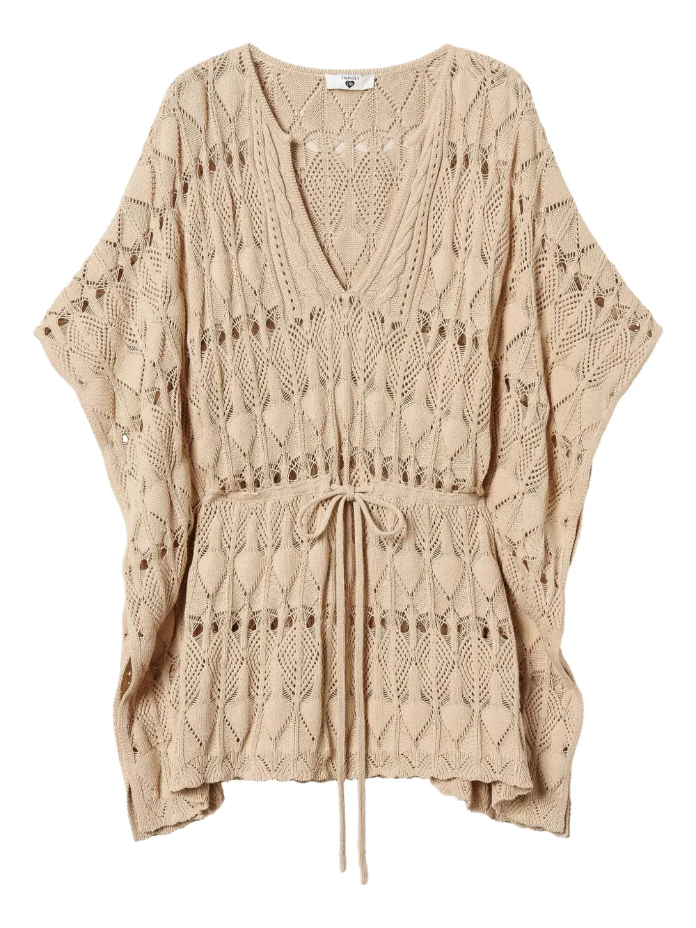 TWINSET Gehäkelter Kaftan | Nude | Image 1