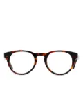 akila Atelier round-frame glasses - Brown