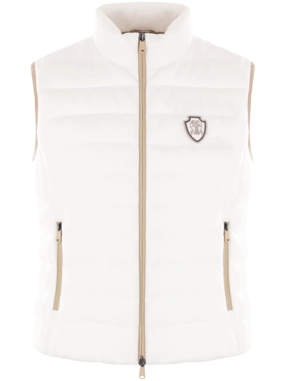 logo-appliqué gilet